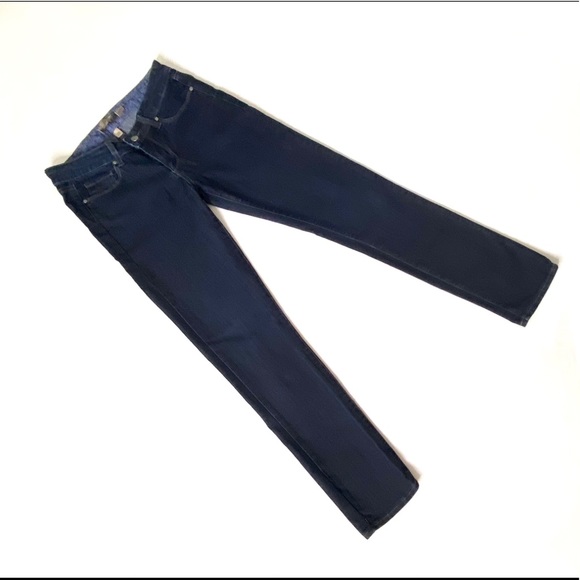 Paige Skyline Skinny Blue Denim Jeans - Picture 8 of 9